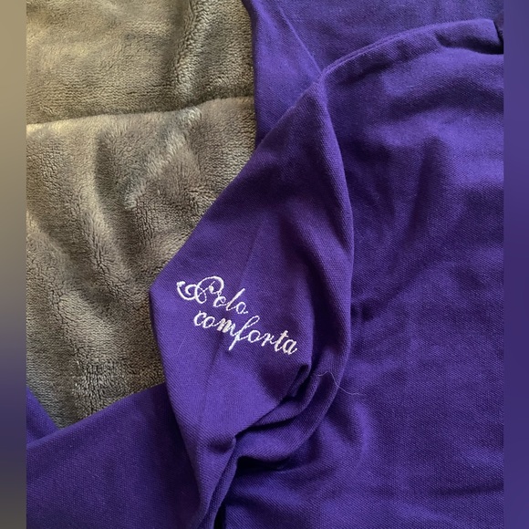 Purple Polo Ralph Lauren long sleeve button up shirt. Size is XL youth - Picture 4 of 4